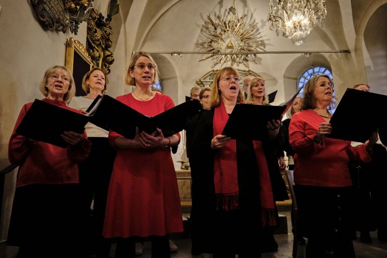 Repetitioner inför julkonserter 2022